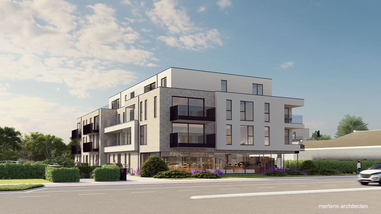 Residentie Veertien, nieuwbouwappartementen aan de Langestraat in Zandhoven